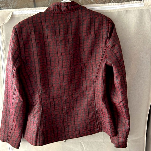 Due Per Due women’s black and deep maroon jacket size L - Picture 5 of 5
